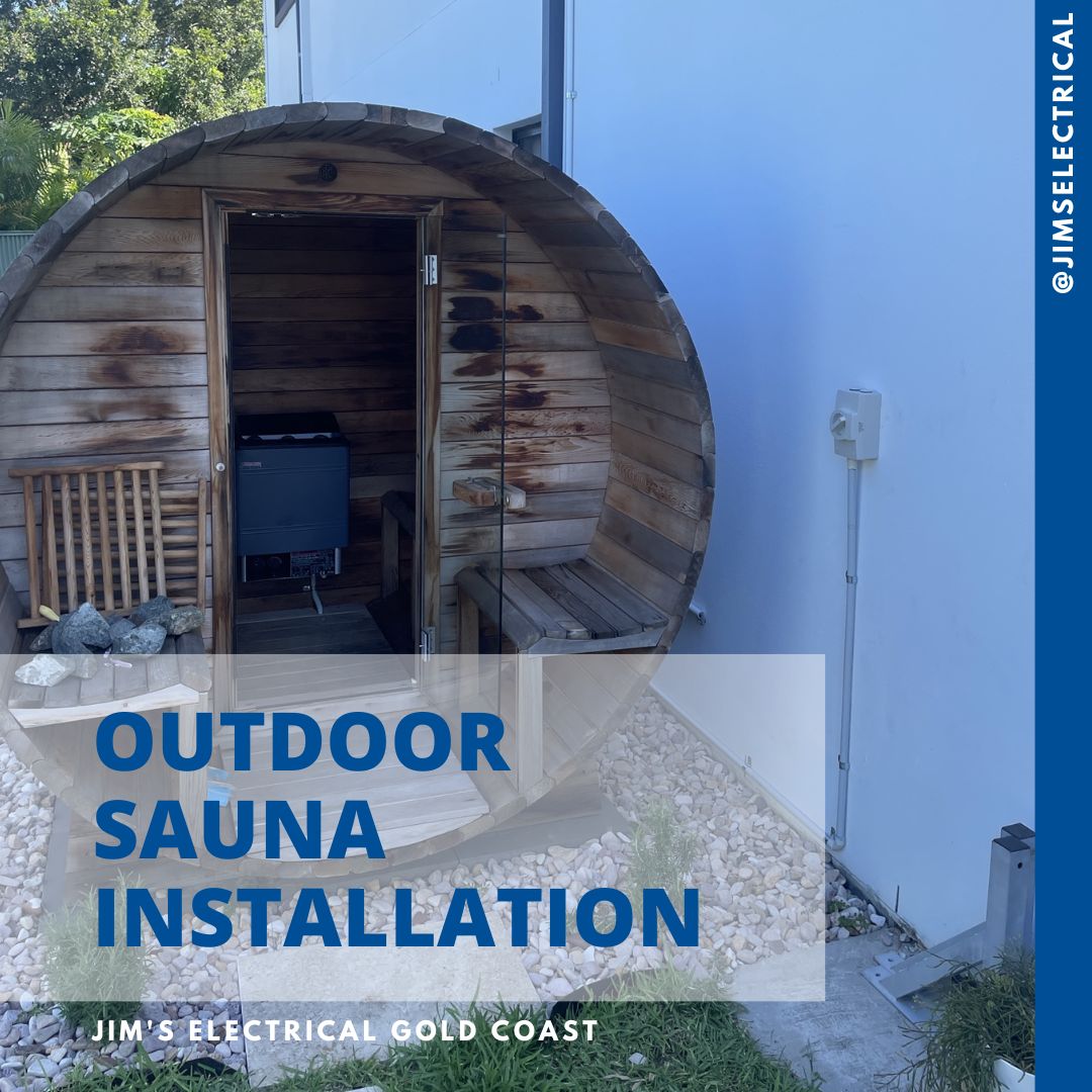 Outdoor Sauna Installation